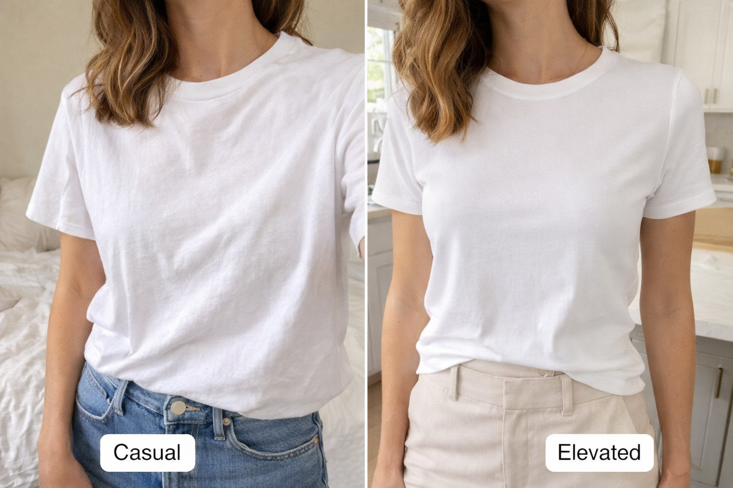 The Difference Between Casual and Elevated Basics