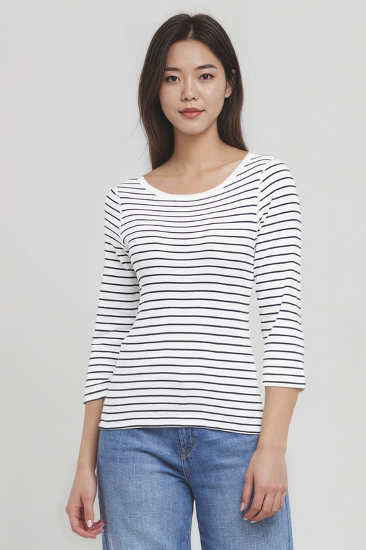 Dot 3/4 Sleeve T