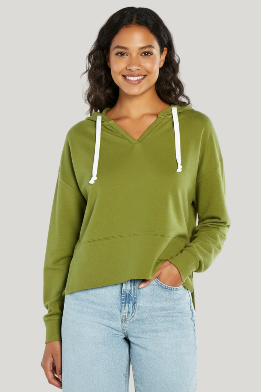 Cropped Hoodie Sweatshirt