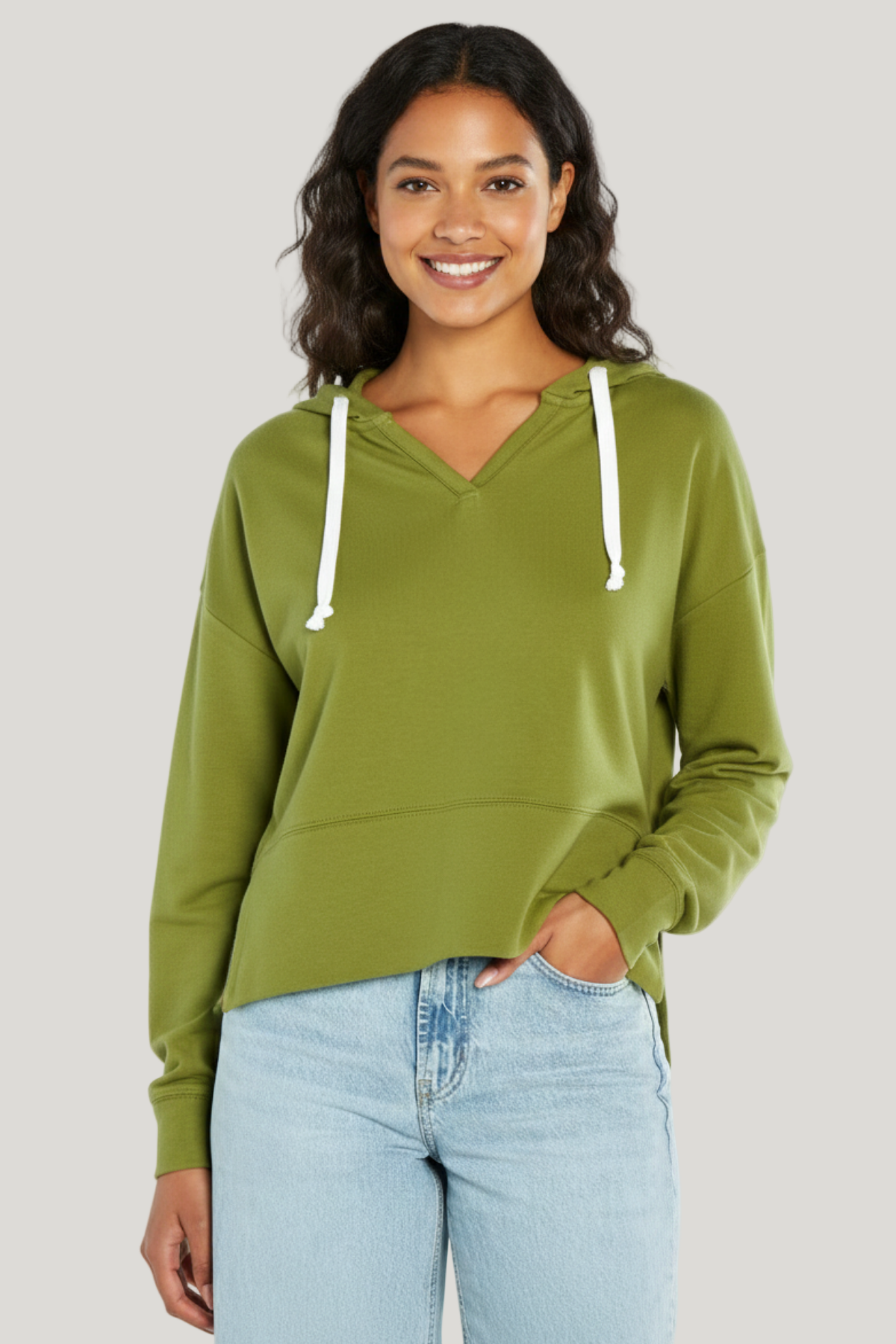 Cropped Hoodie Sweatshirt