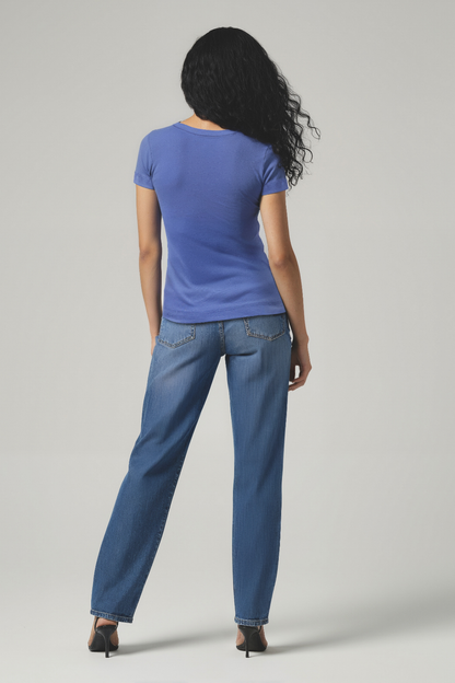 Crew-Neck Short Sleeve Tee | Coastal Fjord