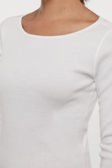 3/4 Sleeve Knit Tee in Mini Leo Black/White