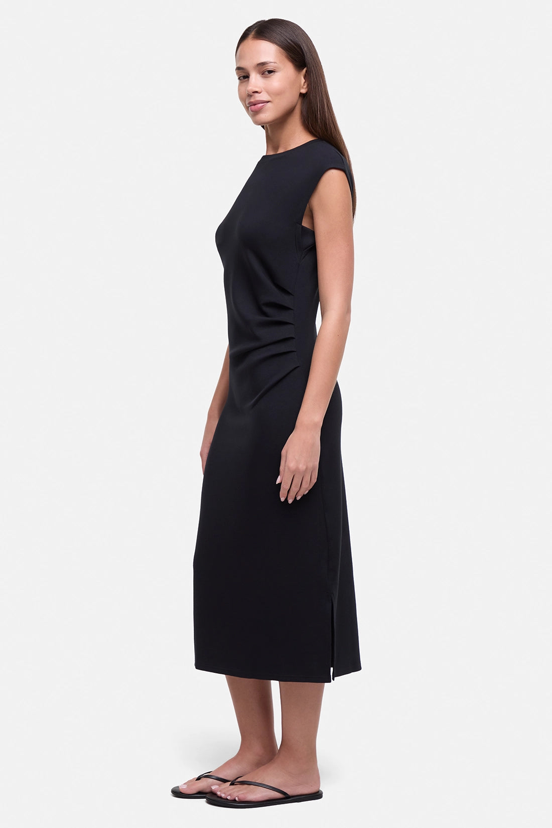 Karissa Midi Dress | Black Beauty