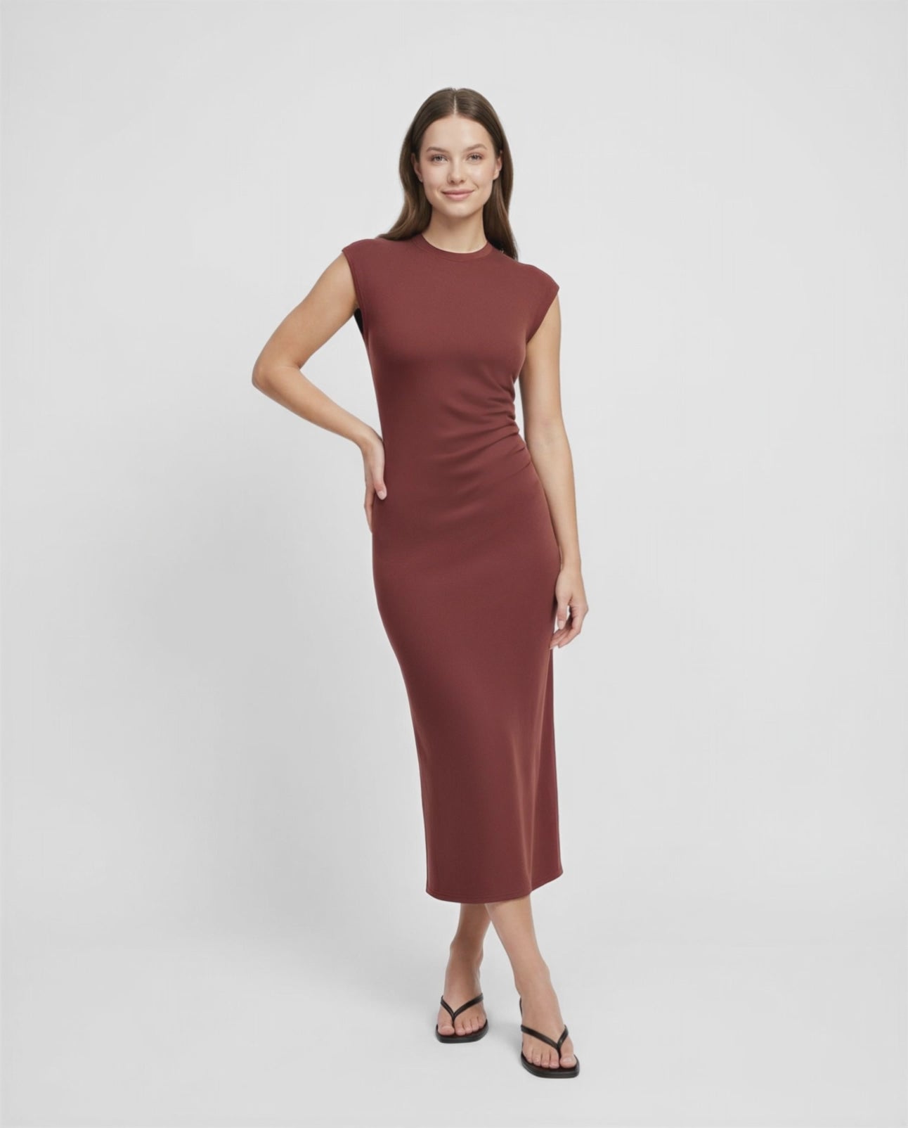 Karissa Midi Dress | Chocolate Lab